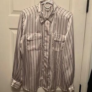 LESLIE FAY VINTAGE WOMENS LONG SLEEVE TOP